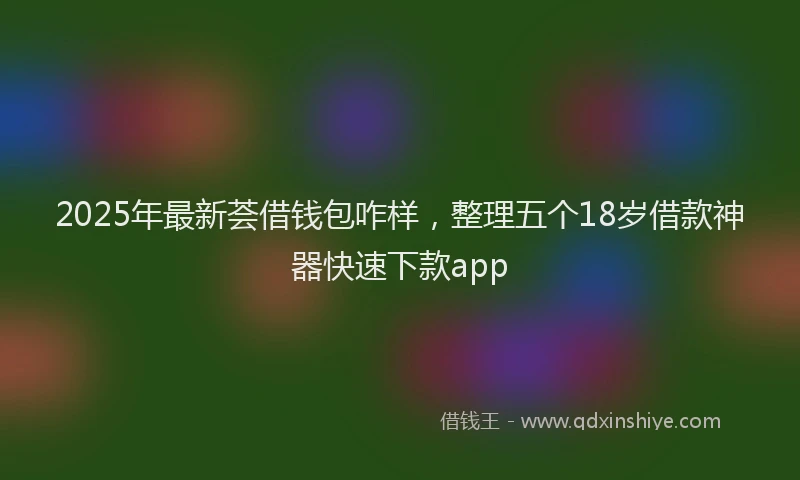 2025年最新荟借钱包咋样，整理五个18岁借款神器快速下款app