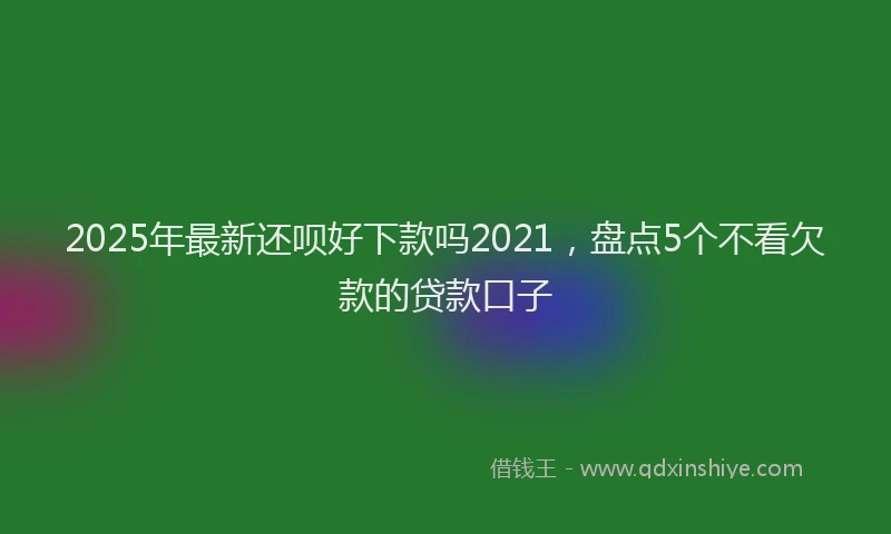 2025年最新还呗好下款吗2021，盘点5个不看欠款的贷款口子