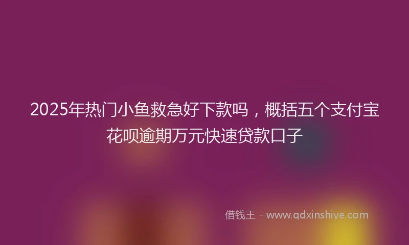 2025年热门小鱼救急好下款吗，概括五个支付宝花呗逾期万元快速贷款口子