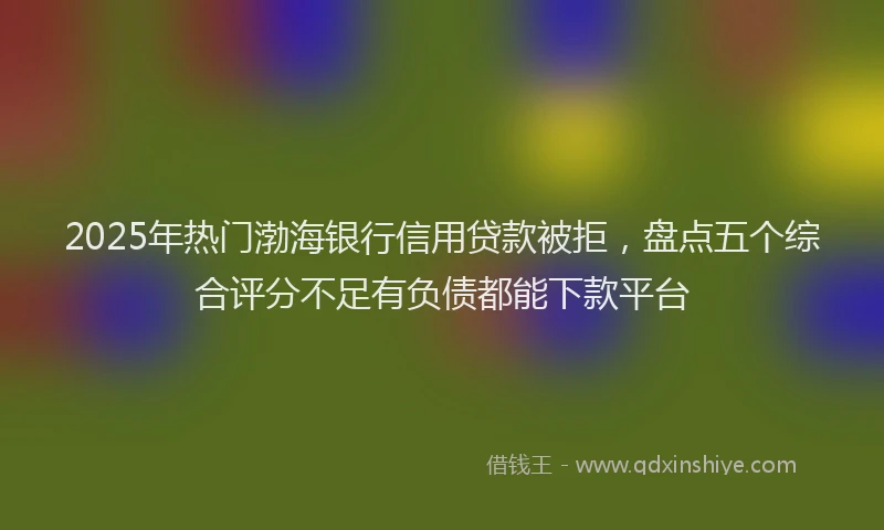 2025年热门渤海银行信用贷款被拒，盘点五个综合评分不足有负债都能下款平台