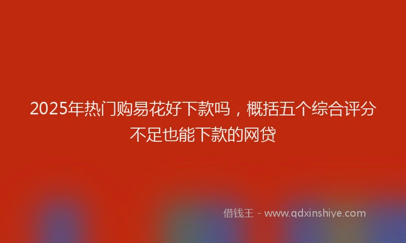 2025年热门购易花好下款吗，概括五个综合评分不足也能下款的网贷