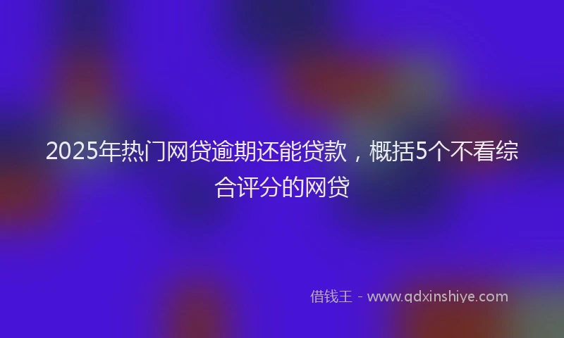 2025年热门网贷逾期还能贷款，概括5个不看综合评分的网贷