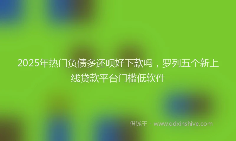 2025年热门负债多还呗好下款吗，罗列五个新上线贷款平台门槛低软件