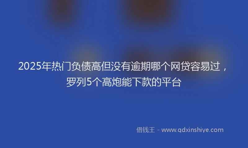 2025年热门负债高但没有逾期哪个网贷容易过，罗列5个高炮能下款的平台