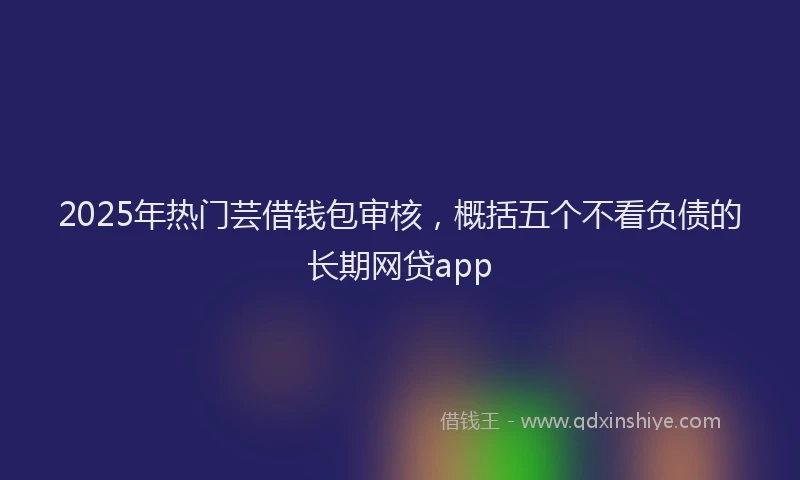 2025年热门芸借钱包审核，概括五个不看负债的长期网贷app