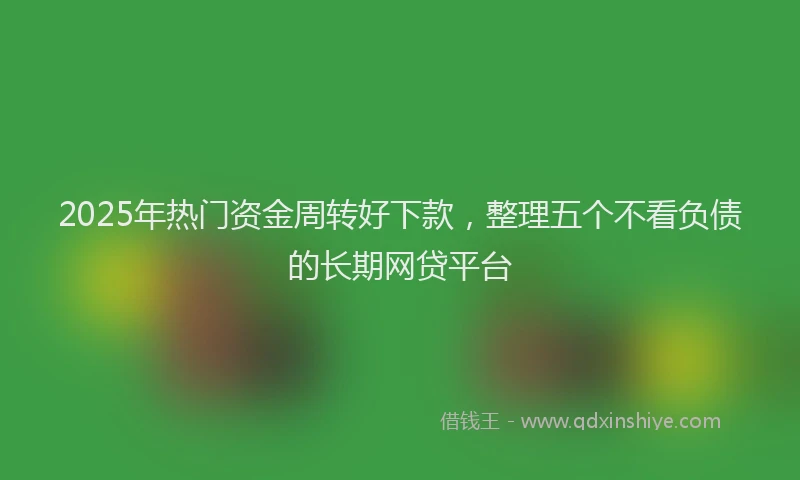 2025年热门资金周转好下款，整理五个不看负债的长期网贷平台