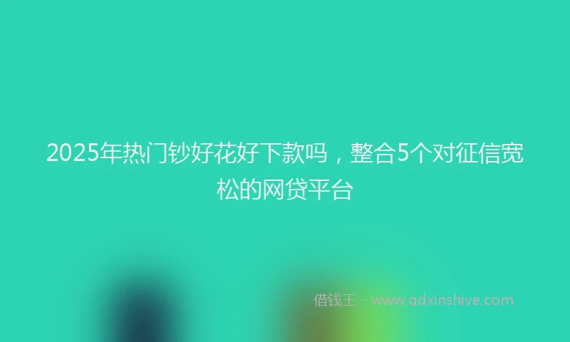 2025年热门钞好花好下款吗，整合5个对征信宽松的网贷平台