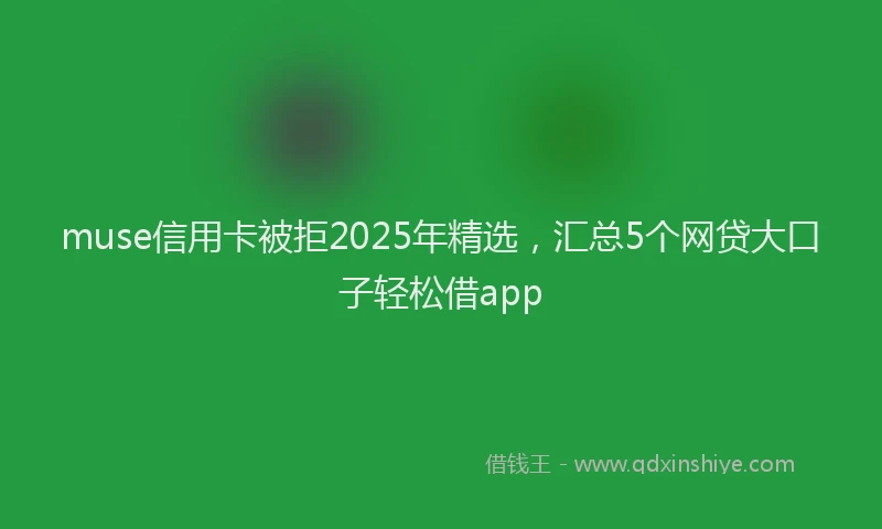 muse信用卡被拒2025年精选，汇总5个网贷大口子轻松借app