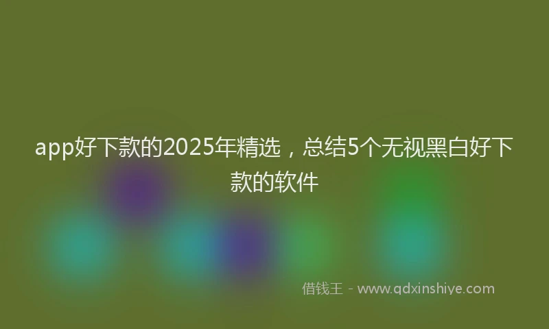 app好下款的2025年精选，总结5个无视黑白好下款的软件