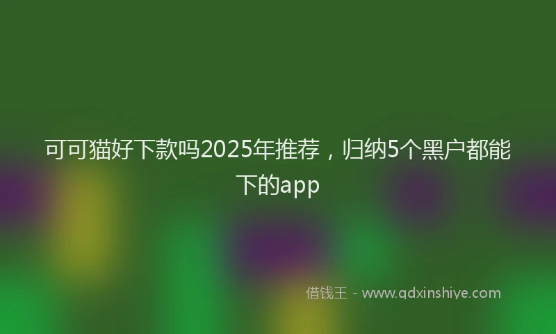 可可猫好下款吗2025年推荐，归纳5个黑户都能下的app