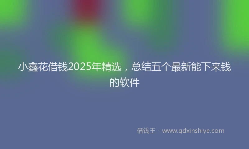 小鑫花借钱2025年精选，总结五个最新能下来钱的软件