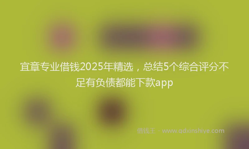 宜章专业借钱2025年精选，总结5个综合评分不足有负债都能下款app