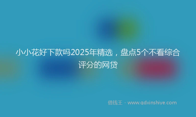 小小花好下款吗2025年精选，盘点5个不看综合评分的网贷