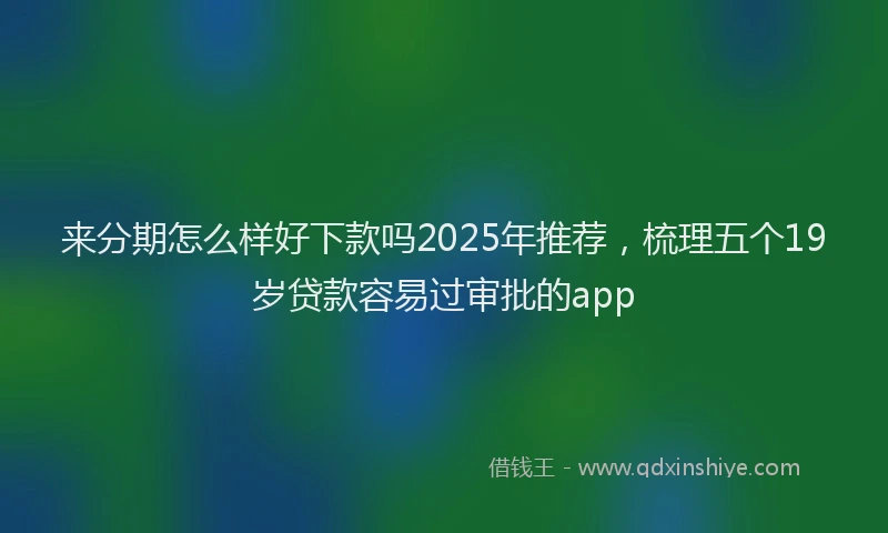 来分期怎么样好下款吗2025年推荐，梳理五个19岁贷款容易过审批的app