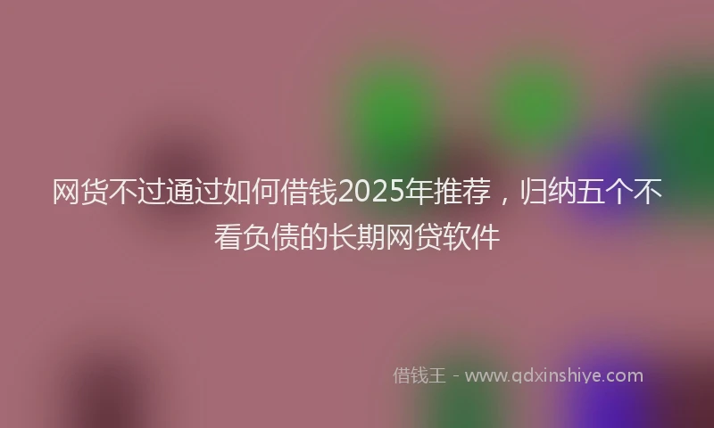 网货不过通过如何借钱2025年推荐，归纳五个不看负债的长期网贷软件