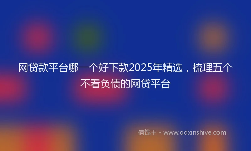 网贷款平台哪一个好下款2025年精选，梳理五个不看负债的网贷平台