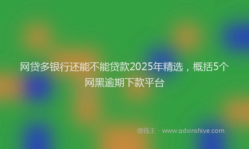网贷多银行还能不能贷款2025年精选，概括5个网黑逾期下款平台