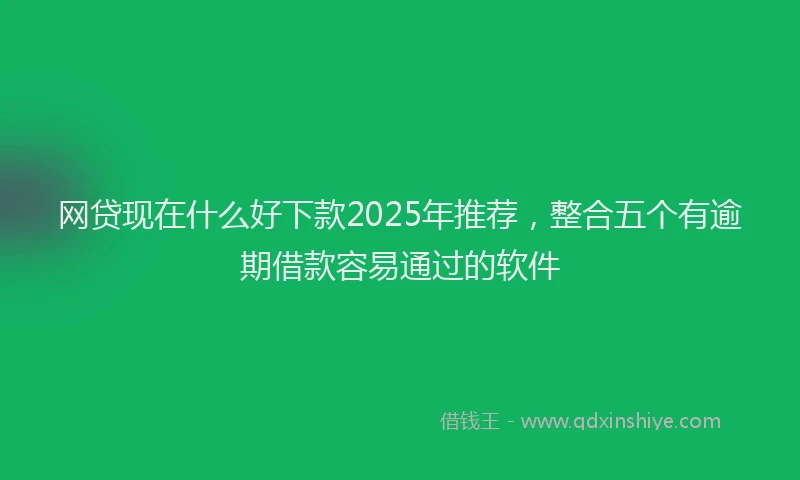 网贷现在什么好下款2025年推荐，整合五个有逾期借款容易通过的软件