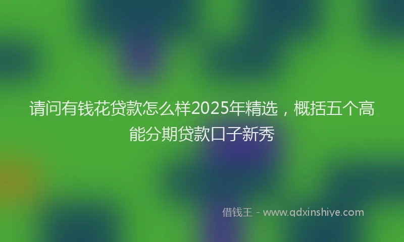 请问有钱花贷款怎么样2025年精选，概括五个高能分期贷款口子新秀