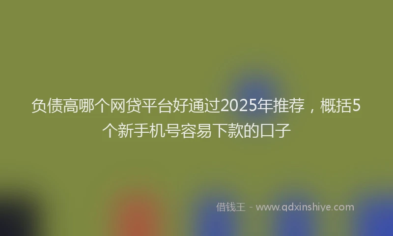 负债高哪个网贷平台好通过2025年推荐，概括5个新手机号容易下款的口子