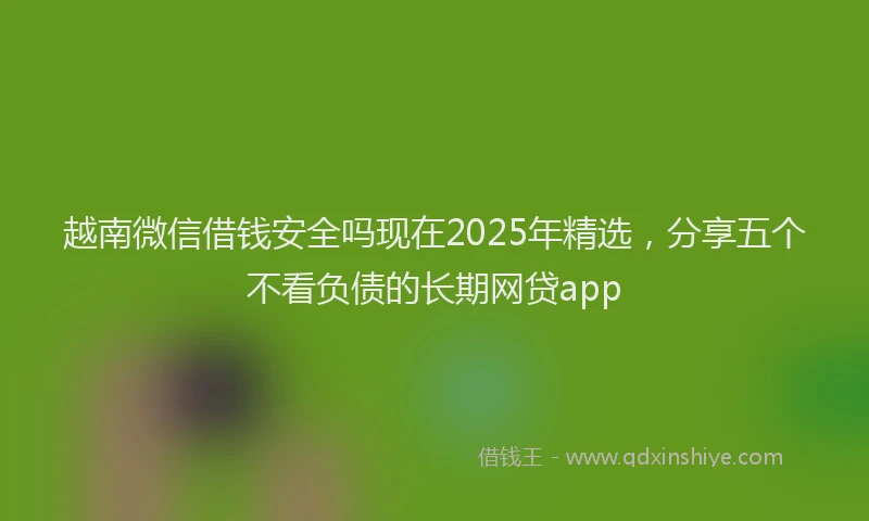 越南微信借钱安全吗现在2025年精选，分享五个不看负债的长期网贷app