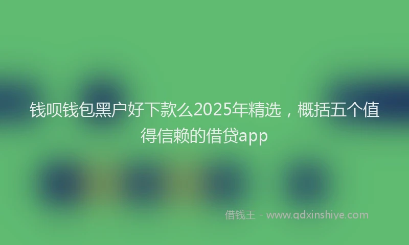 钱呗钱包黑户好下款么2025年精选，概括五个值得信赖的借贷app