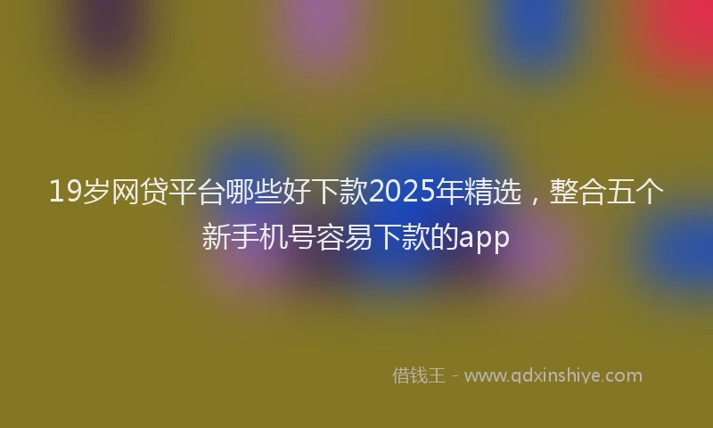 19岁网贷平台哪些好下款2025年精选，整合五个新手机号容易下款的app