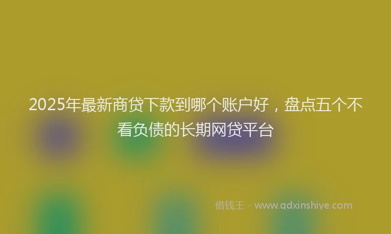 2025年最新商贷下款到哪个账户好，盘点五个不看负债的长期网贷平台
