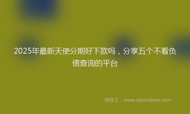 2025年最新天使分期好下款吗，分享五个不看负债查询的平台