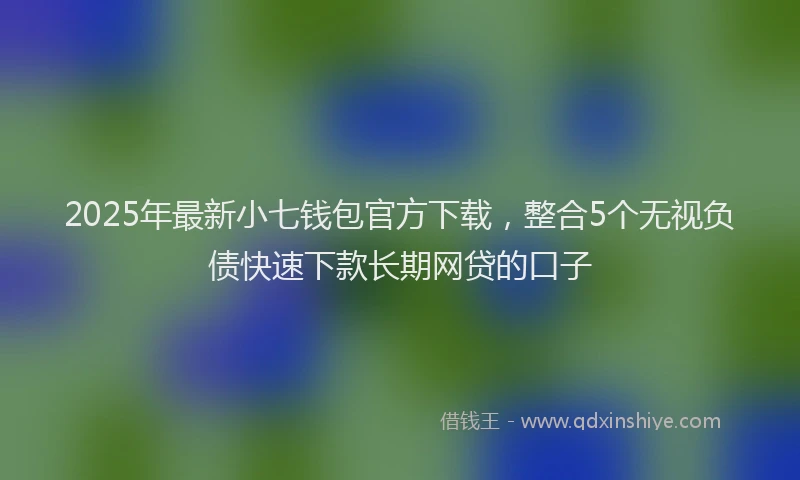 2025年最新小七钱包官方下载，整合5个无视负债快速下款长期网贷的口子