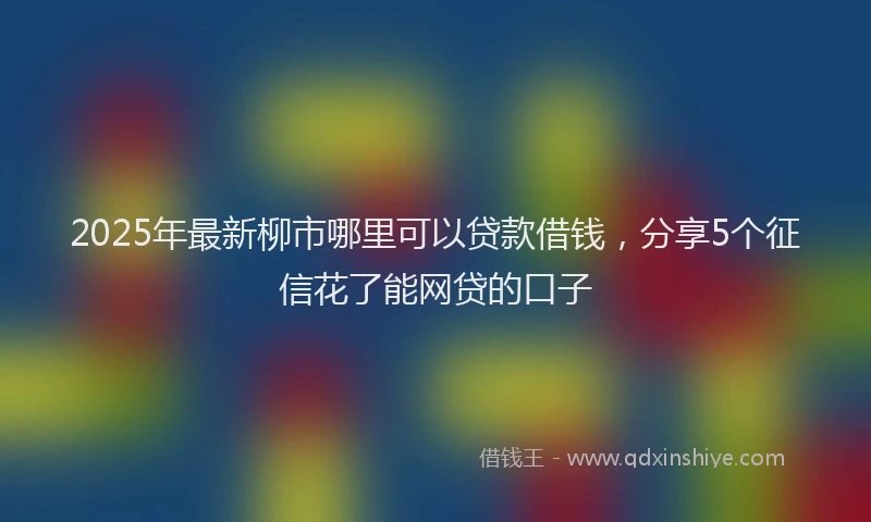2025年最新柳市哪里可以贷款借钱，分享5个征信花了能网贷的口子