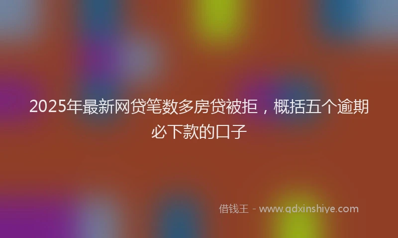 2025年最新网贷笔数多房贷被拒，概括五个逾期必下款的口子