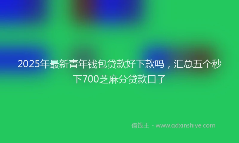 2025年最新青年钱包贷款好下款吗，汇总五个秒下700芝麻分贷款口子
