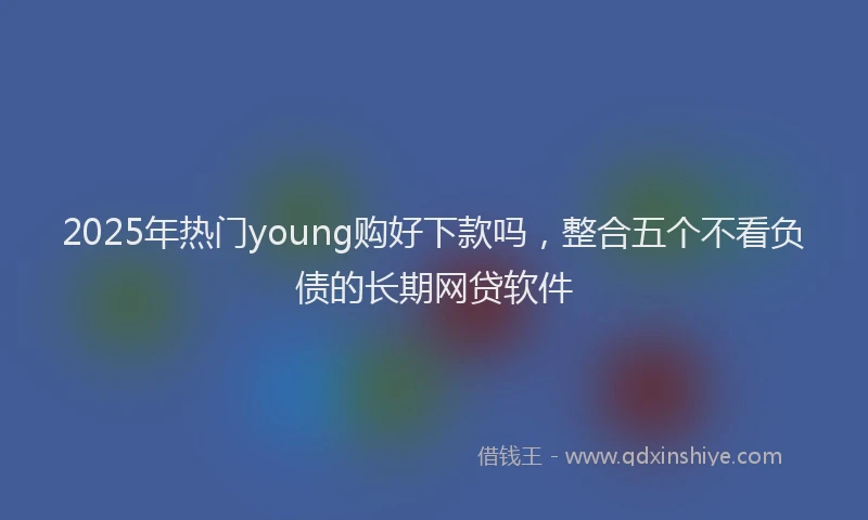 2025年热门young购好下款吗，整合五个不看负债的长期网贷软件