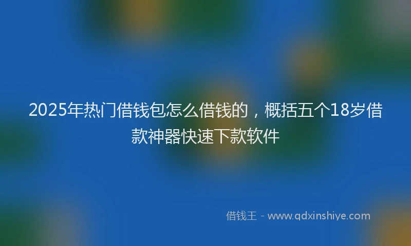 2025年热门借钱包怎么借钱的，概括五个18岁借款神器快速下款软件