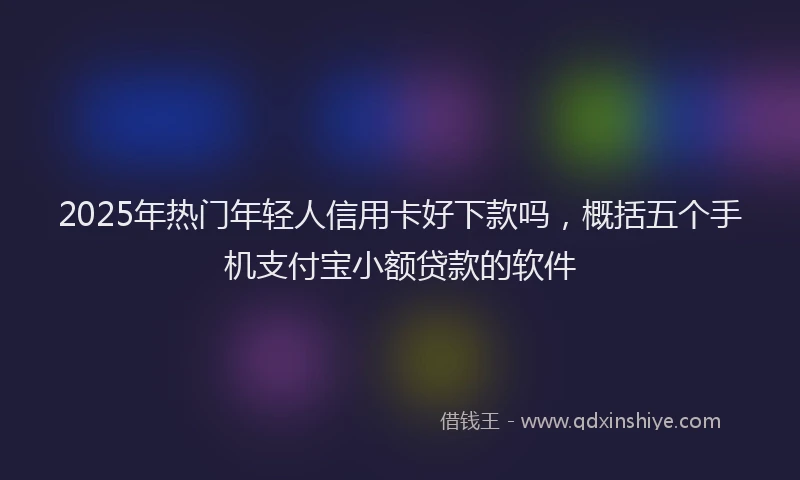 2025年热门年轻人信用卡好下款吗，概括五个手机支付宝小额贷款的软件