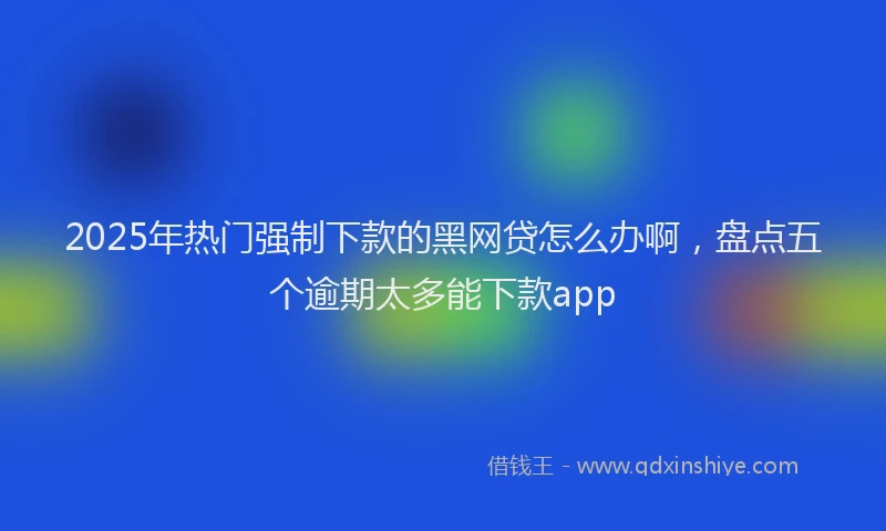 2025年热门强制下款的黑网贷怎么办啊，盘点五个逾期太多能下款app