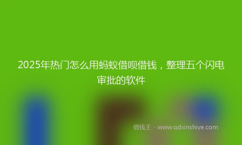 2025年热门怎么用蚂蚁借呗借钱，整理五个闪电审批的软件
