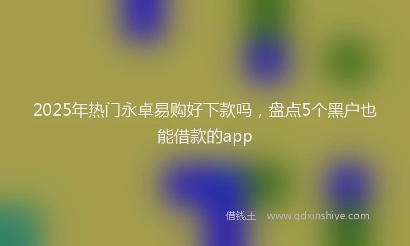 2025年热门永卓易购好下款吗，盘点5个黑户也能借款的app