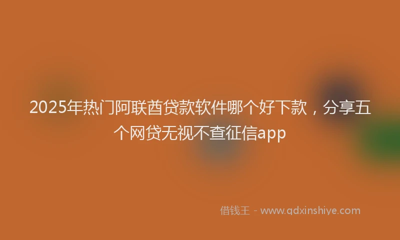 2025年热门阿联酋贷款软件哪个好下款，分享五个网贷无视不查征信app