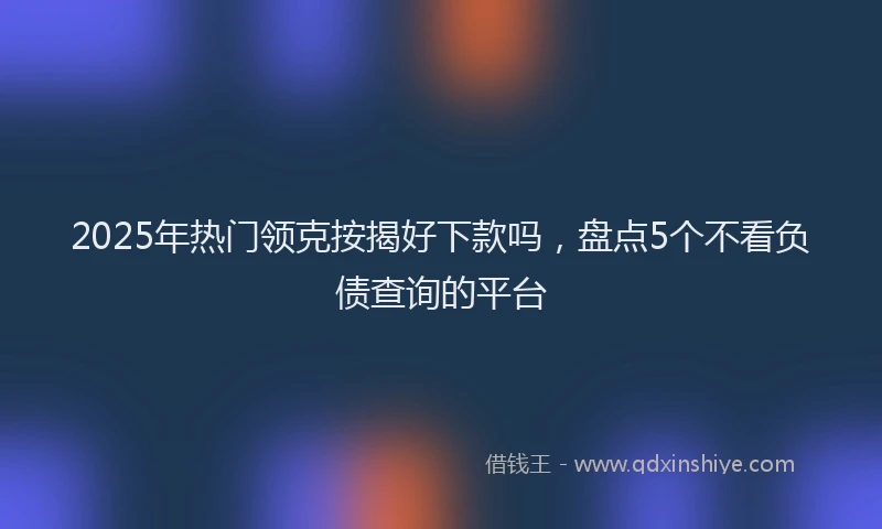2025年热门领克按揭好下款吗，盘点5个不看负债查询的平台
