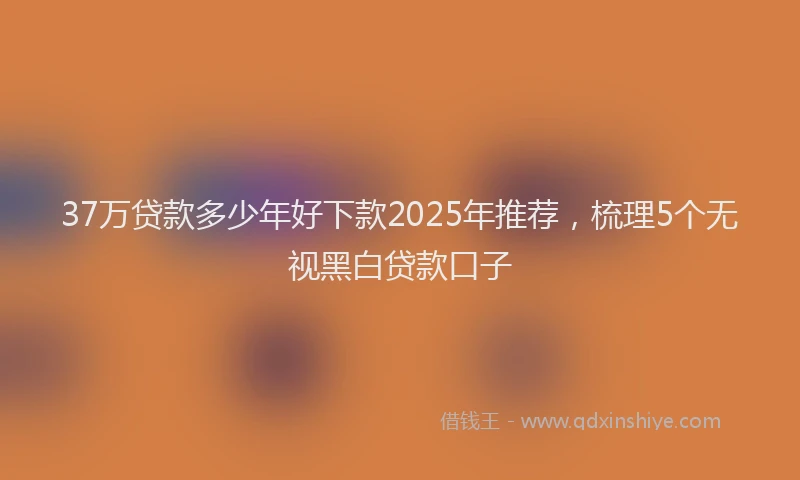 37万贷款多少年好下款2025年推荐，梳理5个无视黑白贷款口子