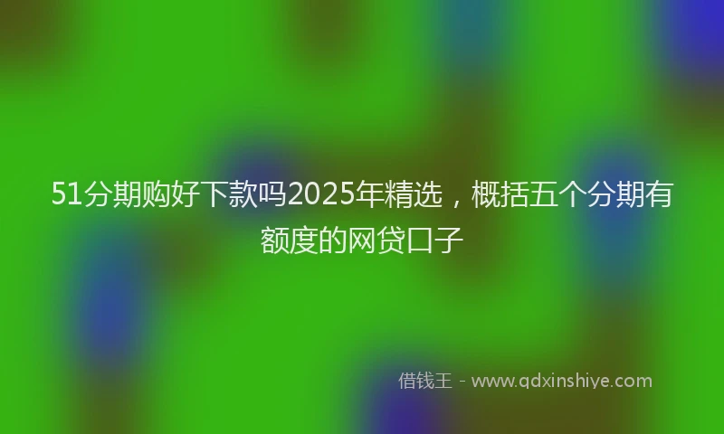 51分期购好下款吗2025年精选，概括五个分期有额度的网贷口子