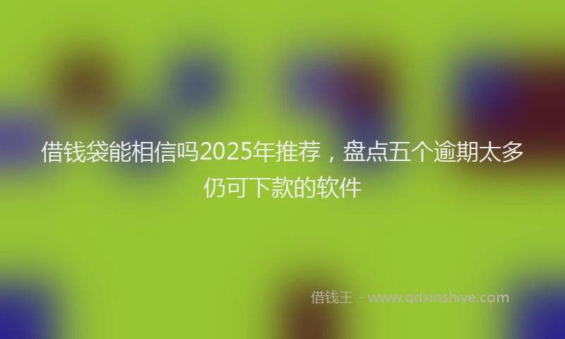 借钱袋能相信吗2025年推荐，盘点五个逾期太多仍可下款的软件
