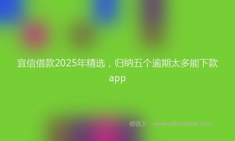 宜信借款2025年精选，归纳五个逾期太多能下款app
