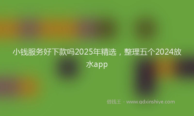 小钱服务好下款吗2025年精选，整理五个2024放水app