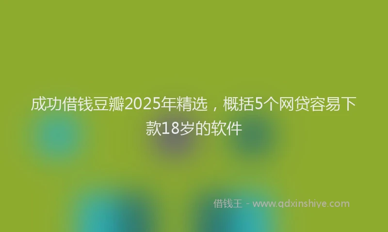 成功借钱豆瓣2025年精选，概括5个网贷容易下款18岁的软件