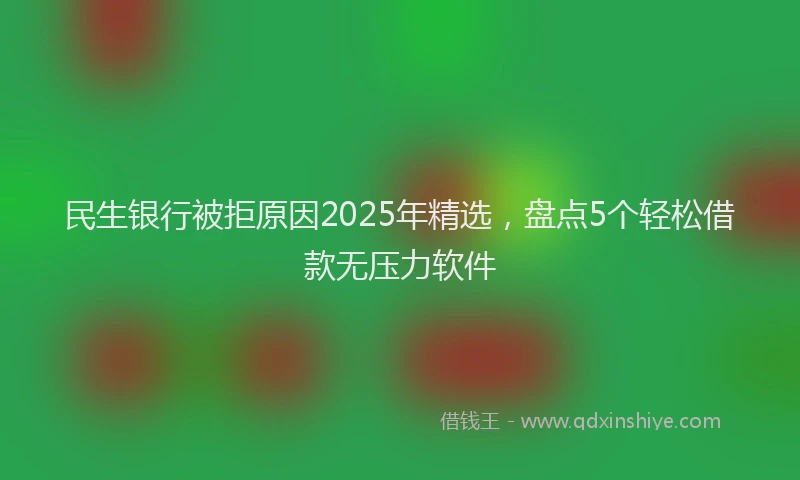 民生银行被拒原因2025年精选，盘点5个轻松借款无压力软件