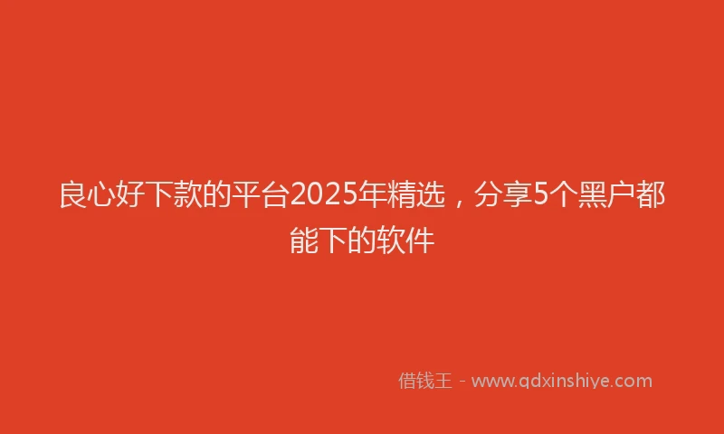 良心好下款的平台2025年精选，分享5个黑户都能下的软件