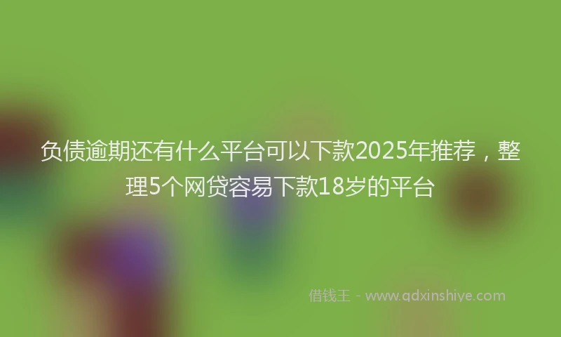 负债逾期还有什么平台可以下款2025年推荐，整理5个网贷容易下款18岁的平台